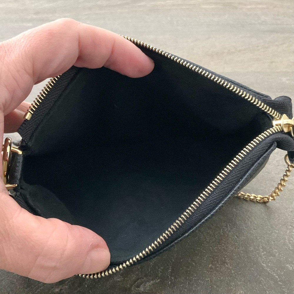 Louis Vuitton Pochette Empriente Leather Bicolor Mini Accessories Pouch - Picture 5 of 9